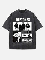 Deftones Print Round Neck T-shirt