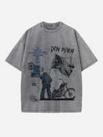Don Toliver Print Round Neck T-shirt