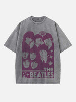 The Beatles Print Round Neck T-shirt