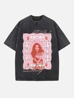 Olivia Dean Print Round Neck T-shirt
