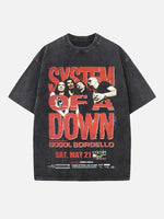 System of a Down Print Round Neck T-shirt