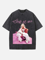Nicki Minaj Print Round Neck T-shirt