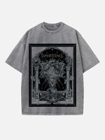 Evanescence Print Round Neck T-shirt