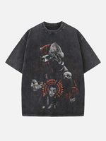 Twenty One Pilots Print Round Neck T-shirt