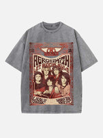 Aerosmith Print Round Neck T-shirt
