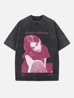 Gracie Abrams Print Round Neck T-shirt