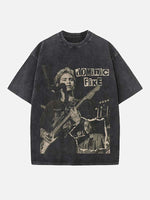 Dominic Fike Print Round Neck T-shirt