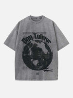 Don Toliver Print Round Neck T-shirt