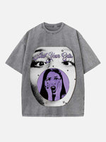Olivia Rodrigo Print Round Neck T-shirt