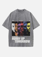 The Weeknd Print Round Neck T-shirt