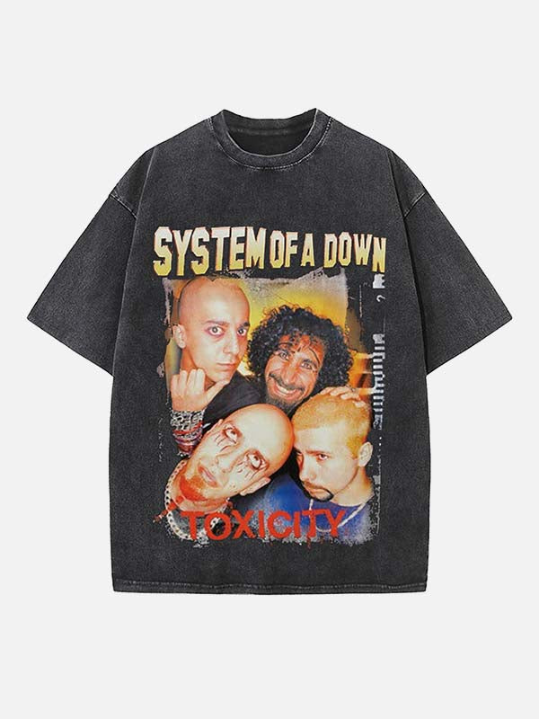 System of a Down Print Round Neck T-shirt