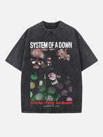 System of a Down Print Round Neck T-shirt
