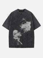 J Balvin Print Round Neck T-shirt