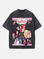 ILLIT Print Round Neck T-shirt