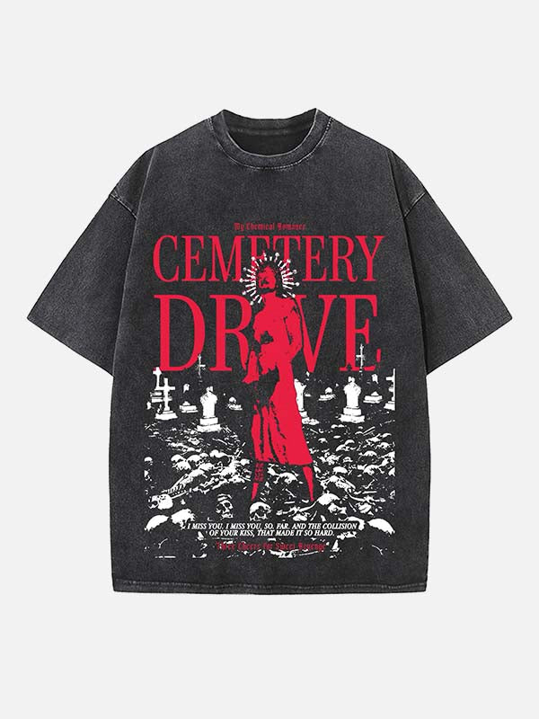 My Chemical Romance Print Round Neck T-shirt