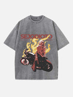 Karol G Print Round Neck T-shirt