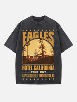 Eagles Print Round Neck T-shirt