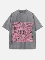 Karol G Print Round Neck T-shirt