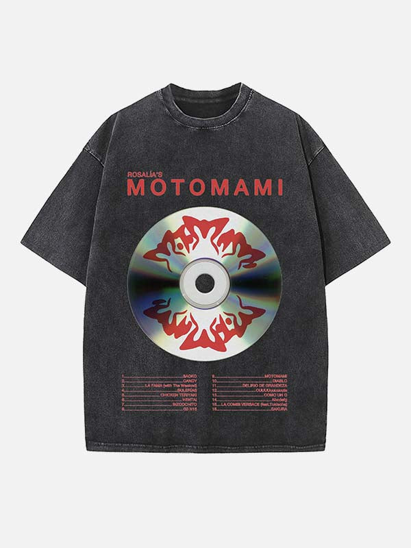 Rosalía Print Round Neck T-shirt