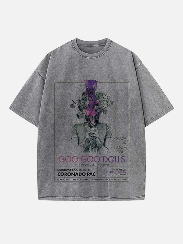 The Goo Goo Dolls Print Round Neck T-shirt