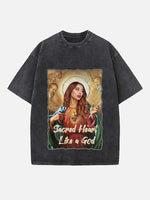 Ariana Grande Print Round Neck T-shirt