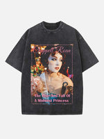 Chappell Roan Print Round Neck T-shirt