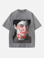 Lorde Print Round Neck T-shirt