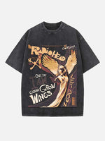 Radiohead Print Round Neck T-shirt