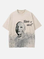 Ariana Grande Print Round Neck T-shirt