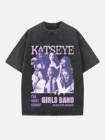 KATSEYE Print Round Neck T-shirt