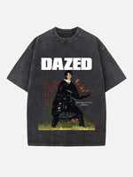 Rihanna Print Round Neck T-shirt