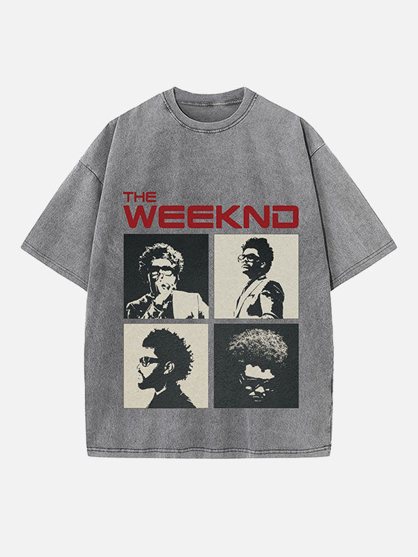 The Weeknd Print Round Neck T-shirt
