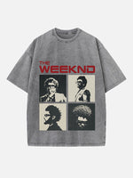 The Weeknd Print Round Neck T-shirt