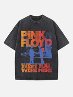 Pink Floyd Print Round Neck T-shirt