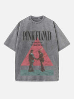 Pink Floyd Print Round Neck T-shirt