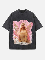 Karol G Print Round Neck T-shirt