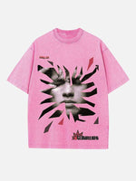 Dominic Fike Print Round Neck T-shirt