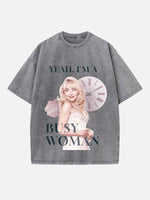 Sabrina Carpenter Print Round Neck T-shirt