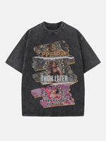 Tate McRae Print Round Neck T-shirt