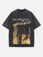 Dominic Fike Print Round Neck T-shirt