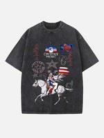 Beyoncé Print Round Neck T-shirt