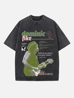 Dominic Fike Print Round Neck T-shirt