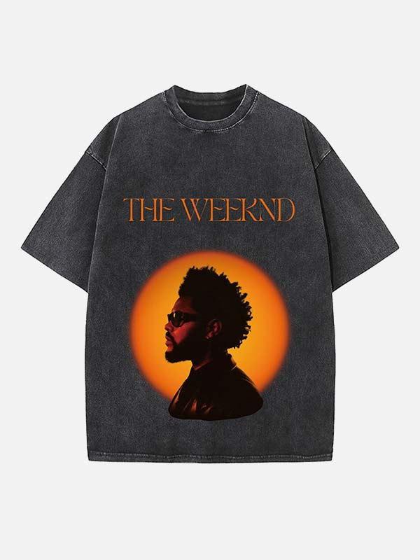 The Weeknd Print Round Neck T-shirt