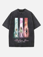 Madison Beer Print Round Neck T-shirt