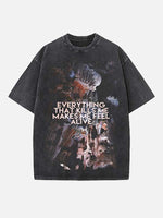 OneRepublic Print Round Neck T-shirt