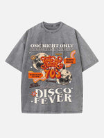 ABBA Print Round Neck T-shirt