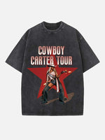 Beyoncé Print Round Neck T-shirt