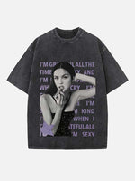 Olivia Rodrigo Print Round Neck T-shirt