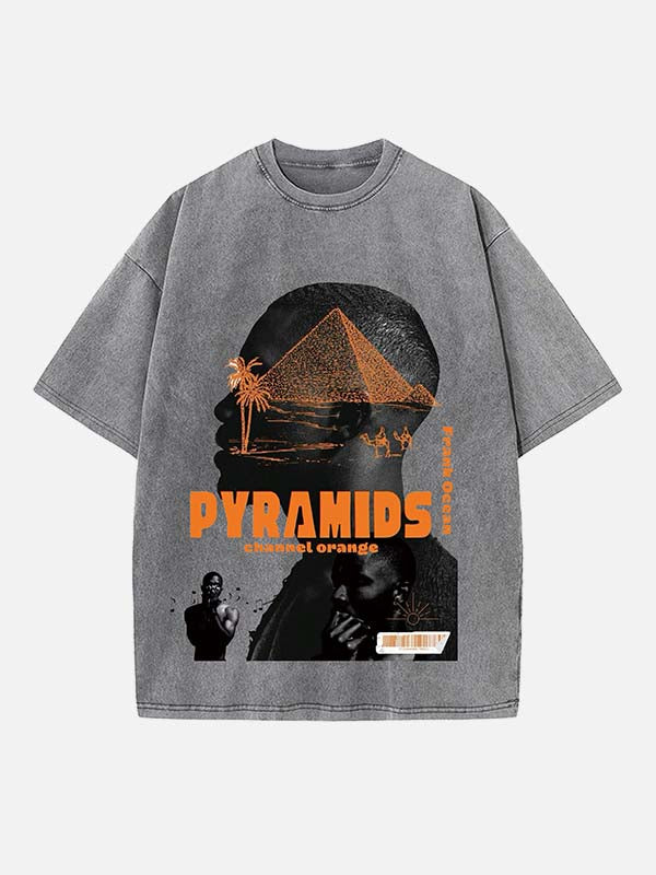 Frank Ocean Print Round Neck T-shirt