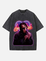 Don Toliver Print Round Neck T-shirt